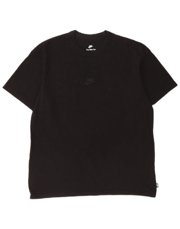 Nike Mens Loose Fit T-Shirt Top Medium Black Cotton