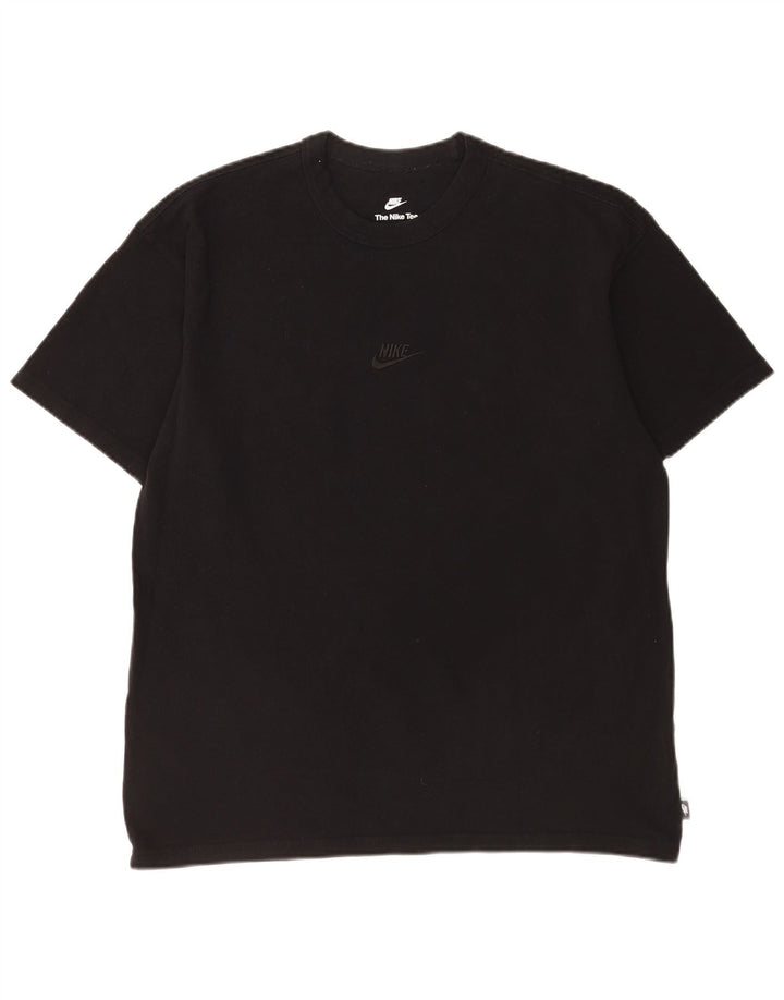 Nike Mens Loose Fit T-Shirt Top Medium Black Cotton