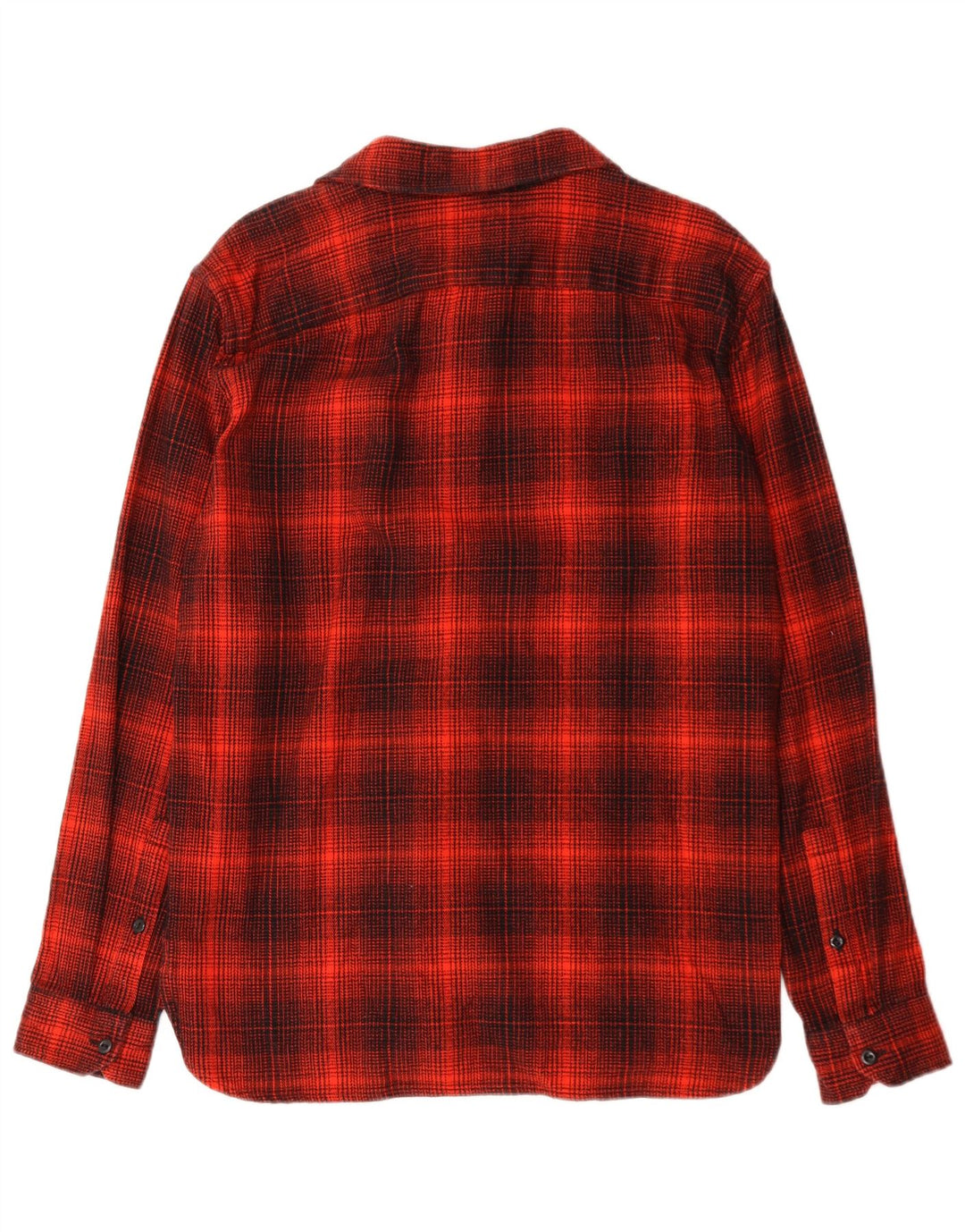 LEVI'S Mens Standard Flannel Shirt Medium Red Check Cotton