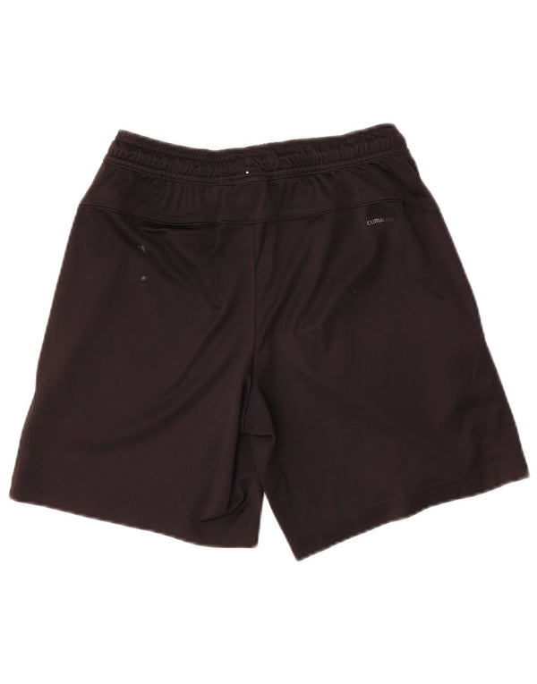 Adidas Boys Climalite Sport Shorts 9-10 Years XS Black Polyester