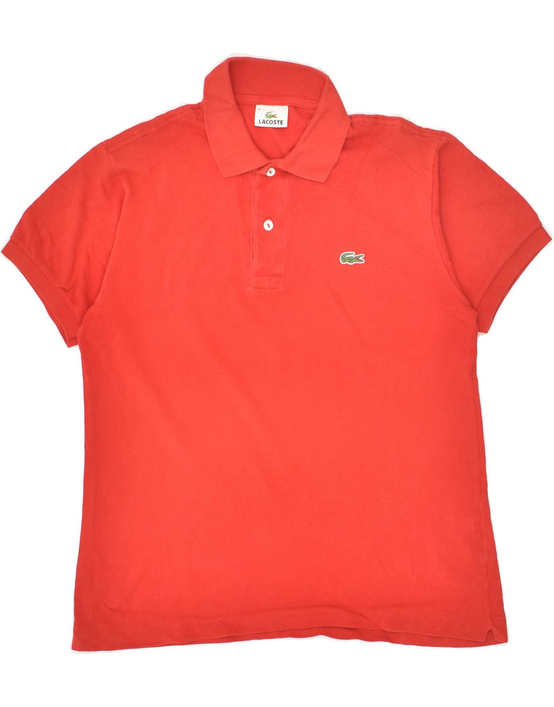 LACOSTE Mens Polo Shirt Size 3 Small Red Cotton Vintage Lacoste and Second-Hand Lacoste from Messina Hembry 