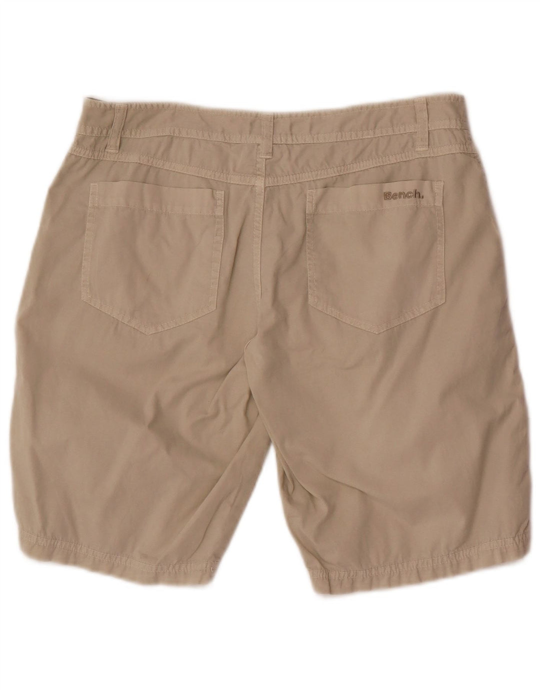 Bench Mens Chino Shorts W28 Small Beige Cotton