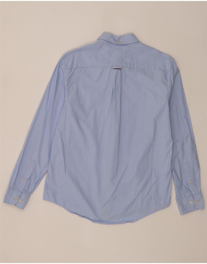 TOMMY HILFIGER Mens Shirt Medium Blue Cotton Vintage Tommy Hilfiger and Second-Hand Tommy Hilfiger from Messina Hembry 