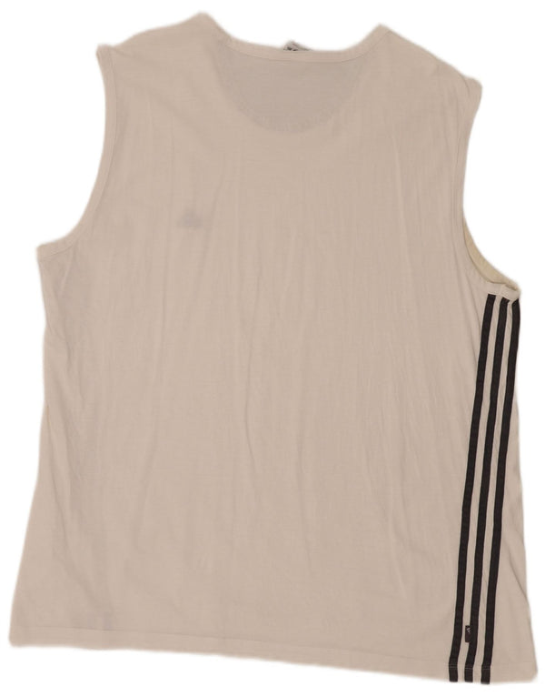 Adidas Mens Vest Top 2XL White