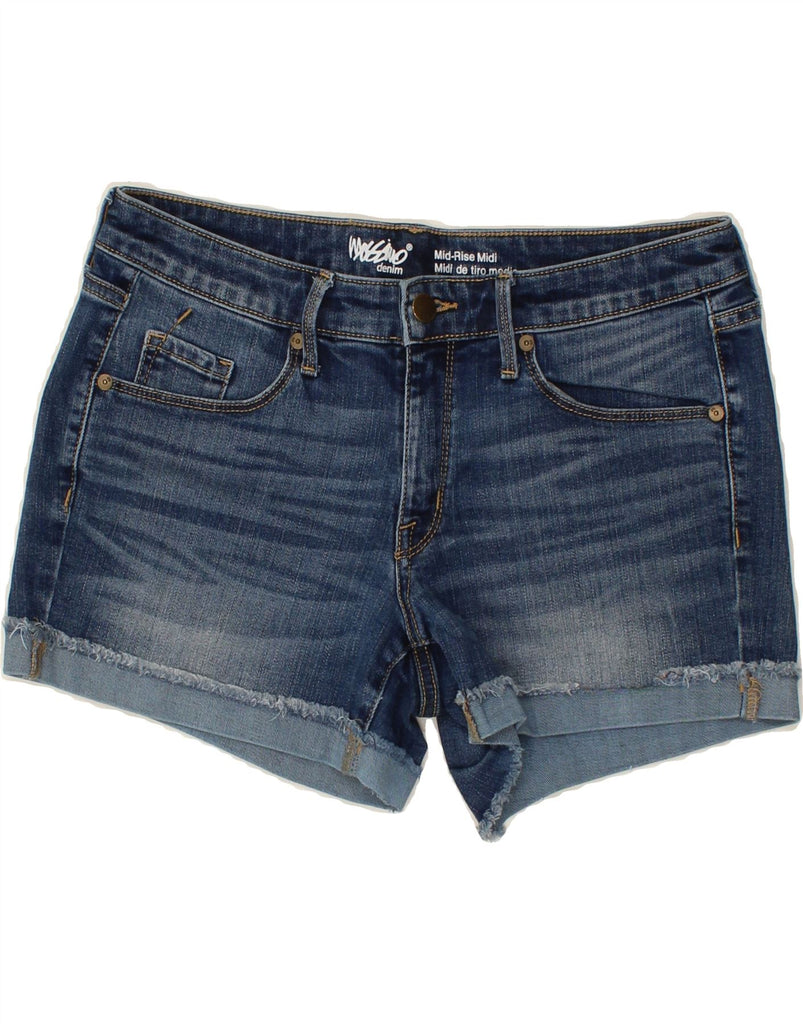 MOSSIMO Womens Mid Rise Denim Shorts US 8 Medium W29  Blue Cotton Vintage Mossimo and Second-Hand Mossimo from Messina Hembry 