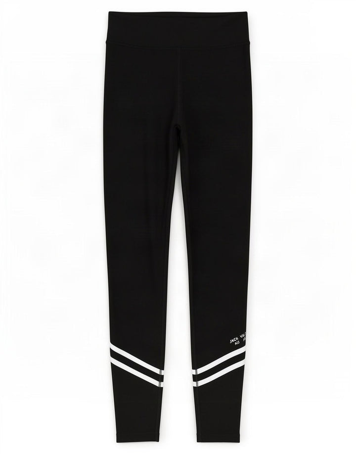 Jack Wills Womens Leggings UK 12 Medium Black