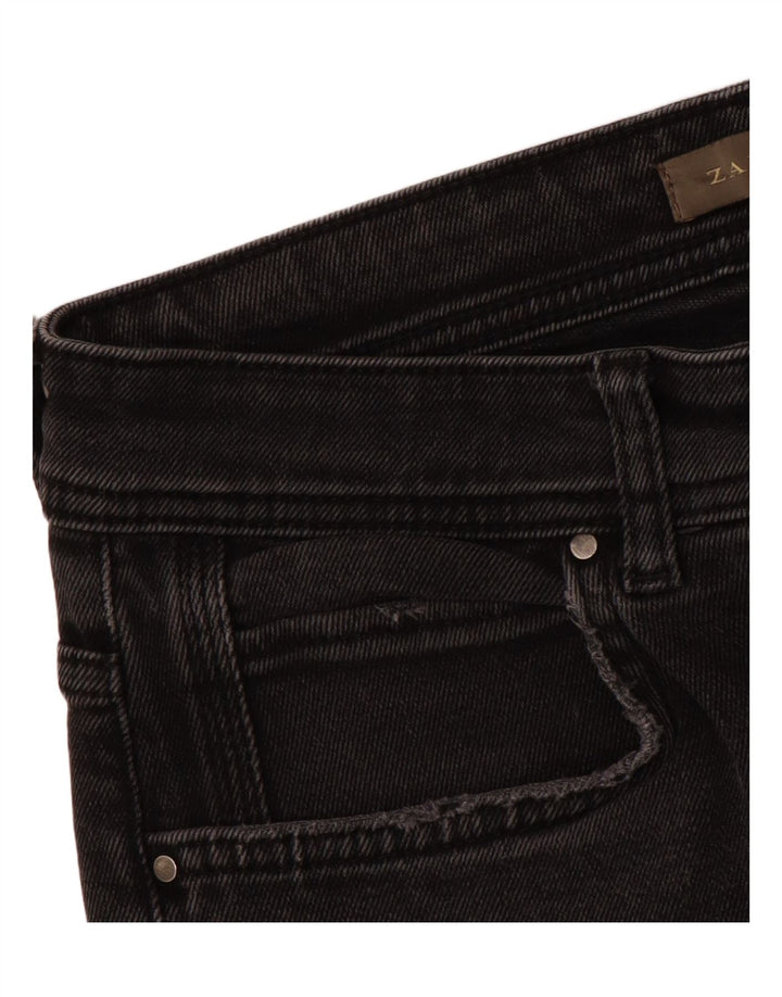 ZARA Mens Distressed Skinny Jeans EU 40 Medium W31 L26 Grey