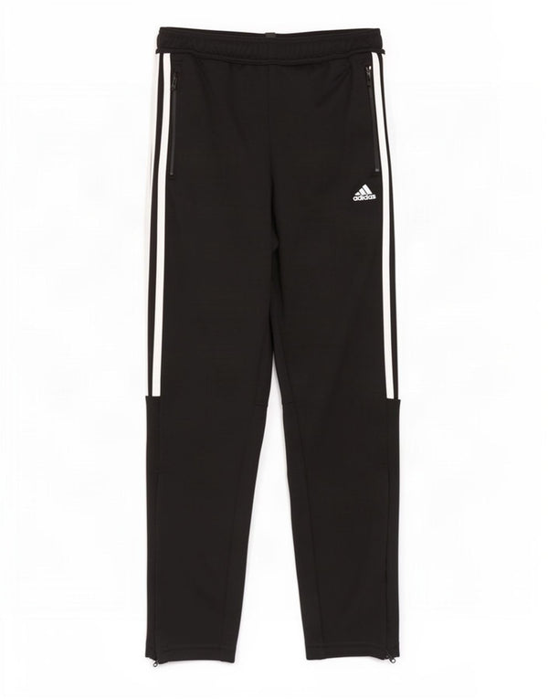 Adidas Boys Aeroready Tracksuit Trousers 13-14 Years Black Polyester