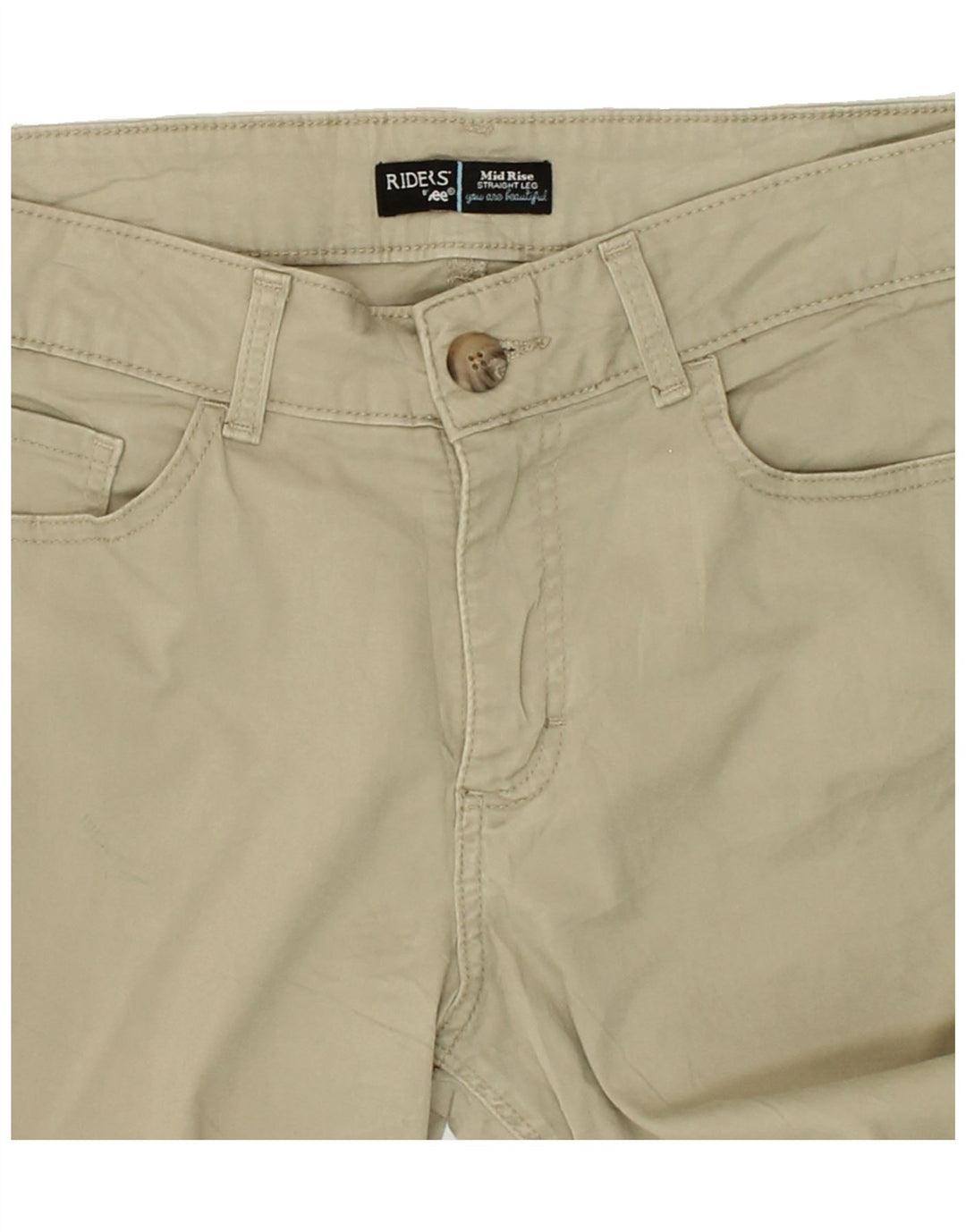 LEE Womens Mid Rise Straight Casual Trousers W34 L27 Grey Vintage Lee and Second-Hand Lee from Messina Hembry 