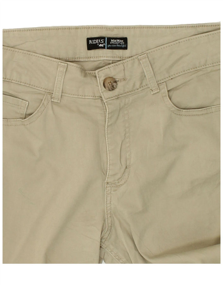 LEE Womens Mid Rise Straight Casual Trousers W34 L27 Grey Vintage Lee and Second-Hand Lee from Messina Hembry 
