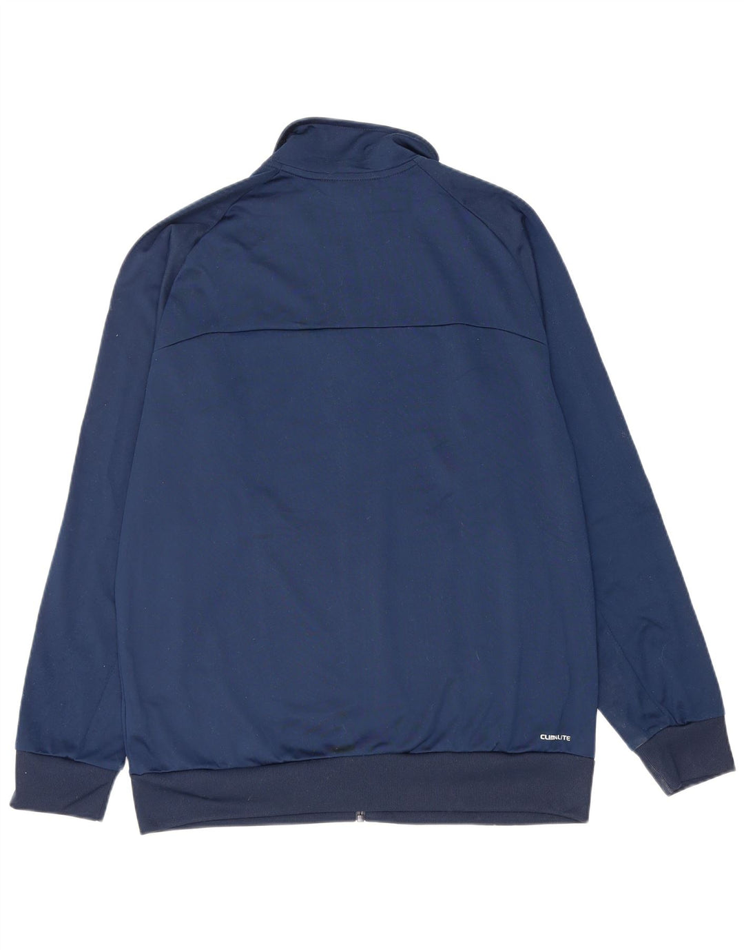 Adidas Mens Tracksuit Top Jacket UK 42/44 Large Navy Blue Polyester