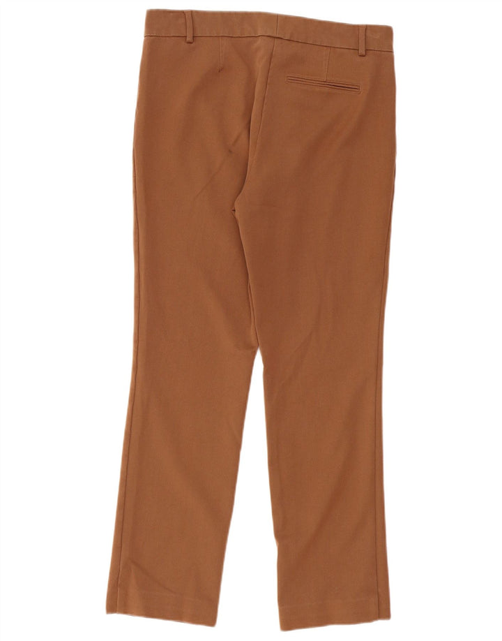 Marks & Spencer Womens Modern Slim Casual Trousers W32 L28 Brown
