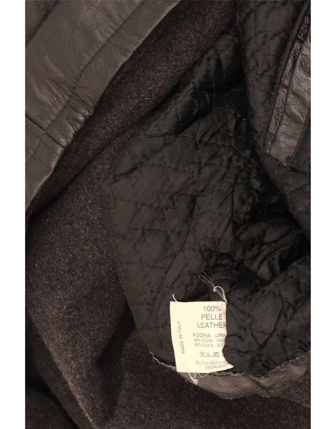 Suprema Mens Leather Jacket IT 58 4XL Black