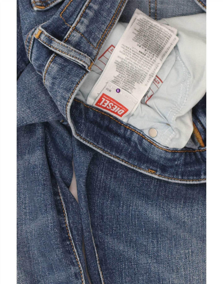 Diesel Womens Slim Jeans W32 L30 Blue Cotton