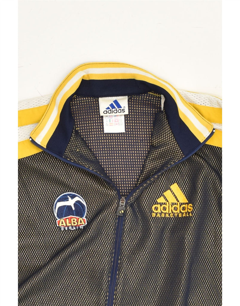 ADIDAS Boys Basketball Tracksuit Top Jacket 11-12 Years Navy Blue | Vintage Adidas | Thrift | Second-Hand Adidas | Used Clothing | Messina Hembry 