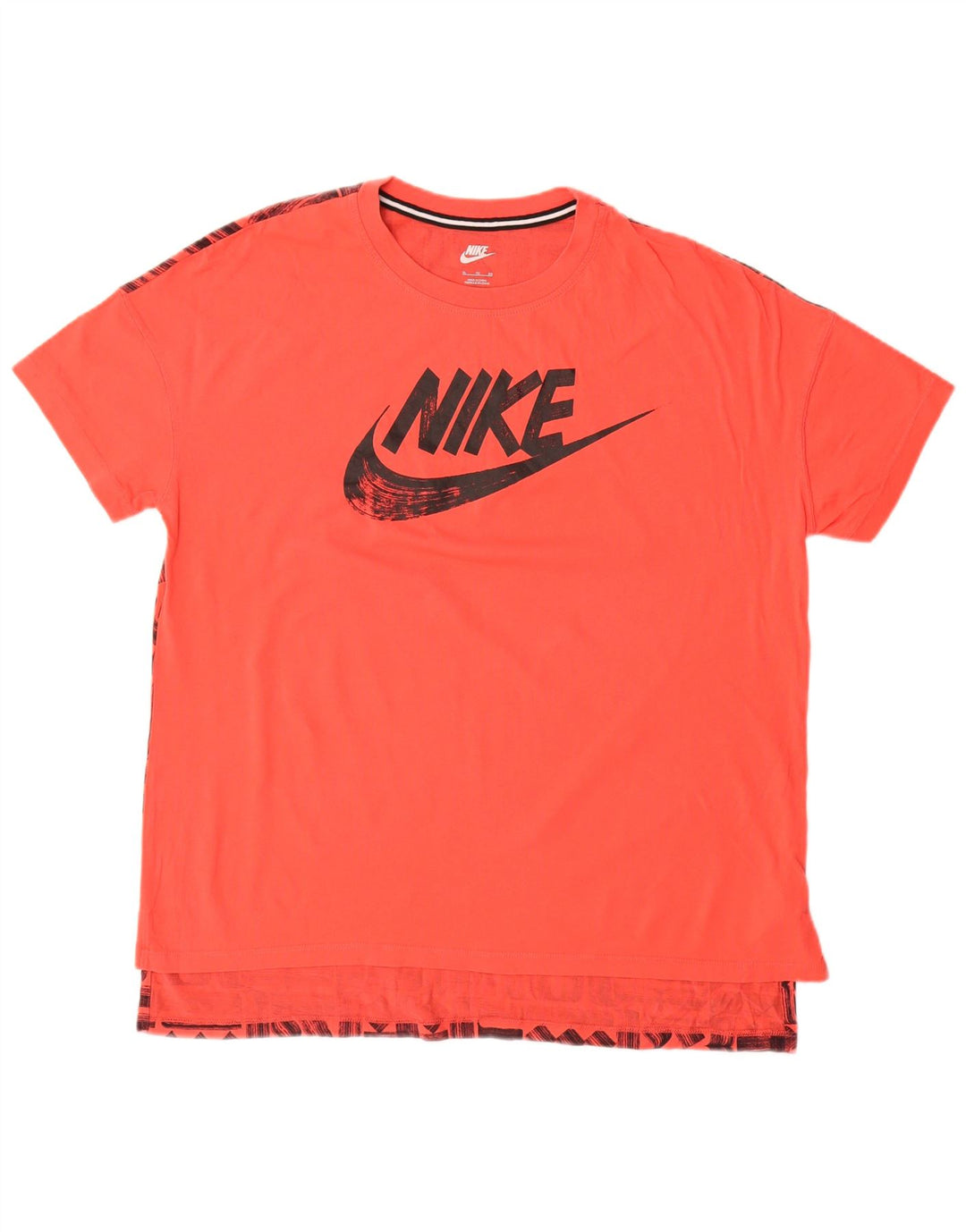 NIKE Mens Graphic T-Shirt Top XL Red Cotton