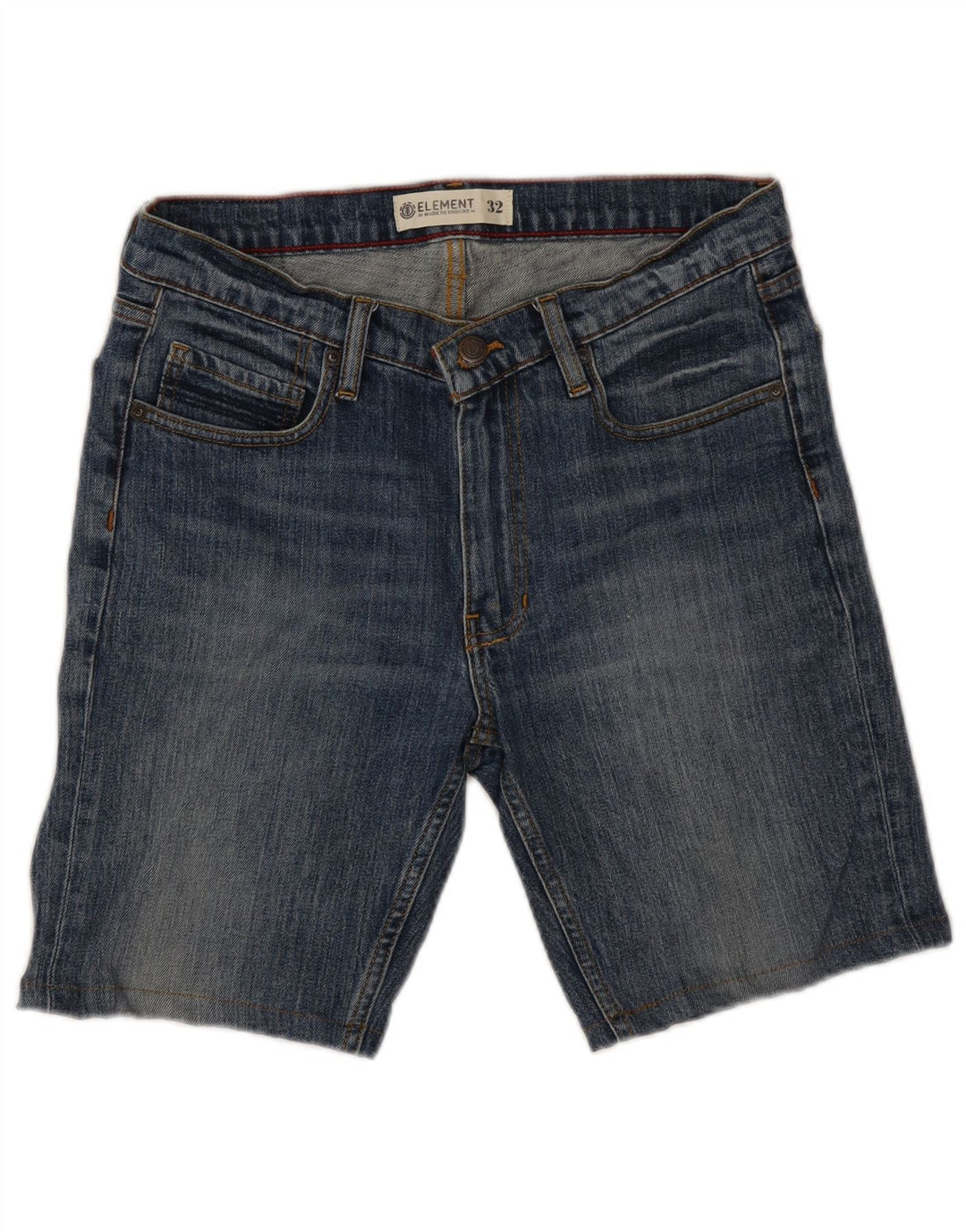 Element Mens Denim Shorts W32 Medium Blue