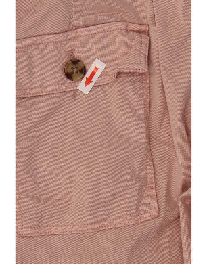 Marks & Spencer Mens Joggers Cargo Trousers UK 12 Medium W32 L24 Pink