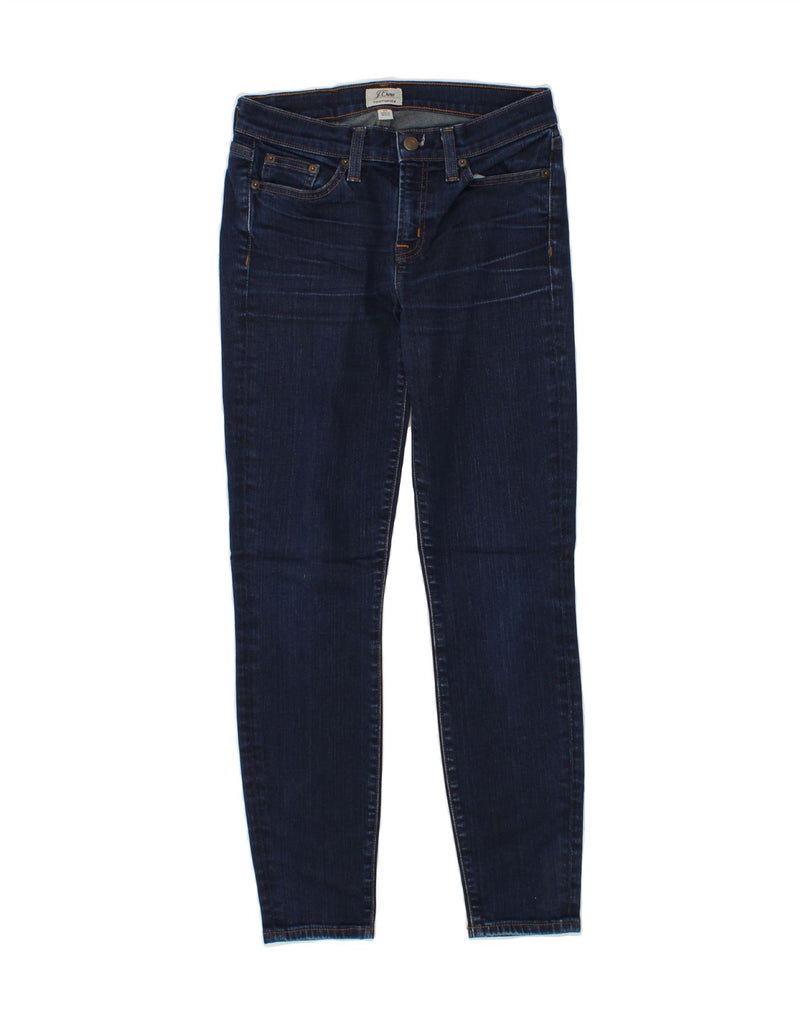 J. CREW Womens Toothpick Skinny Jeans W26 L28 Navy Blue Cotton Vintage J. Crew and Second-Hand J. Crew from Messina Hembry 