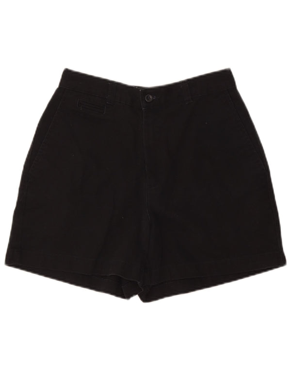 Dockers Womens Wide Leg High Waist Chino Shorts US 4 Small W26 Navy Blue