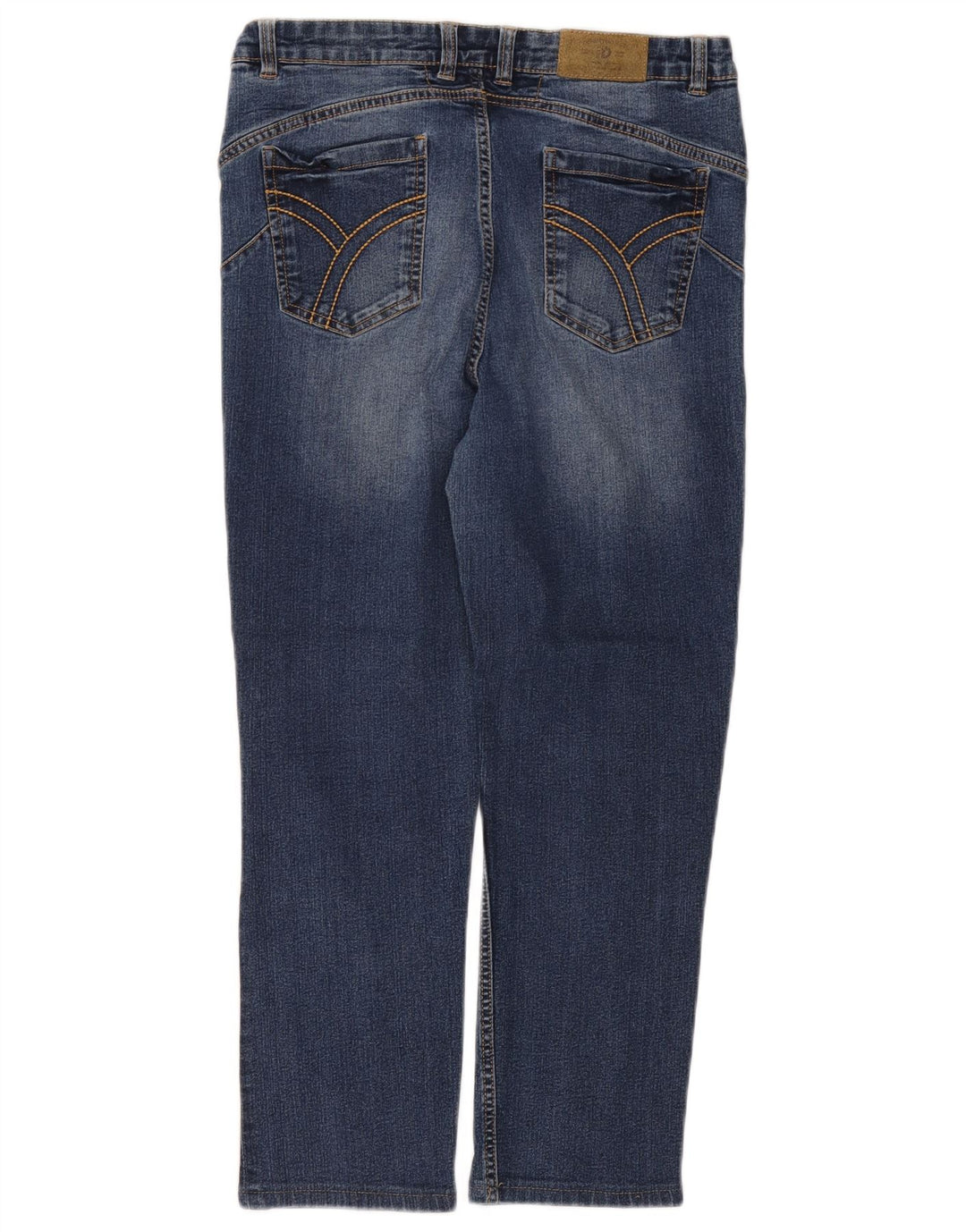 Dack's Womens Cropped Jeans EU 46 XL W34 L25 Blue Cotton