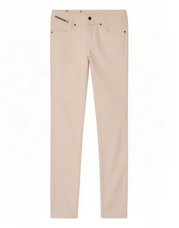 Diesel Womens Slim Jeans W28 L33 White Cotton