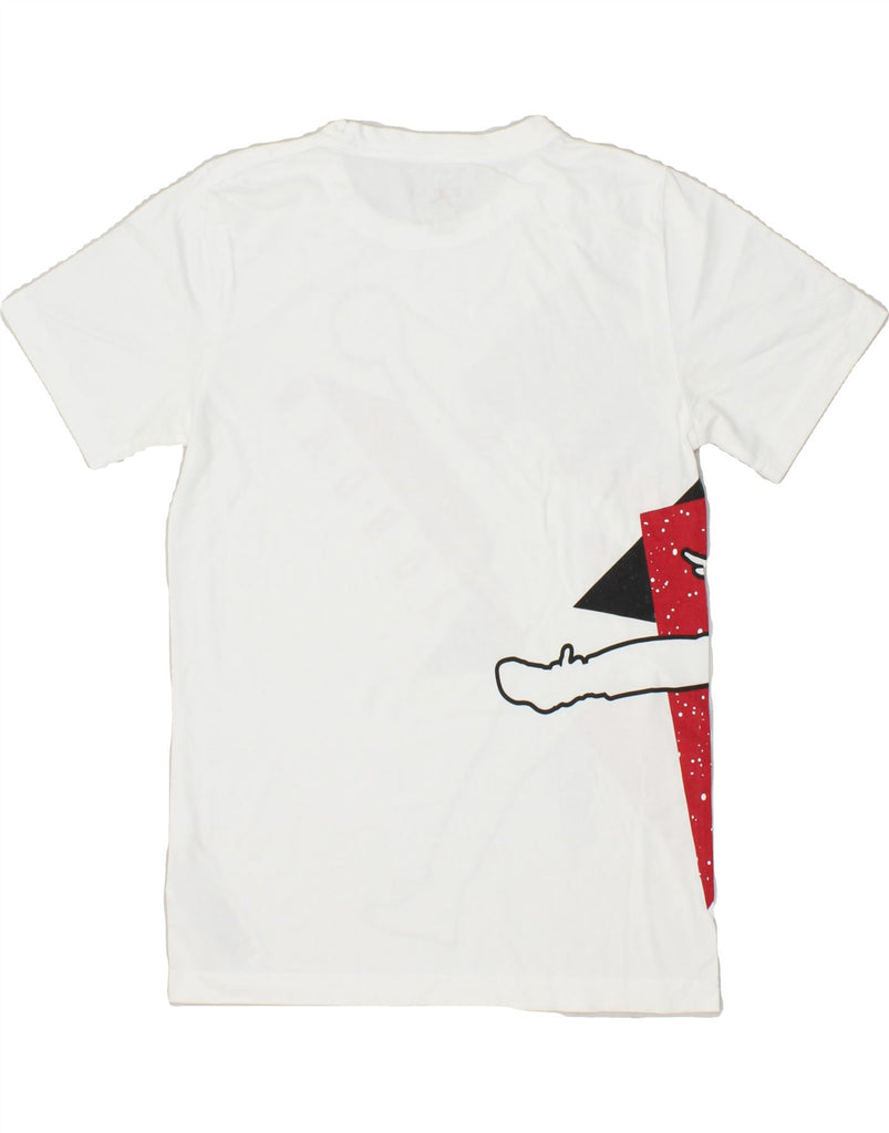 JORDAN Boys Graphic T-Shirt Top 12-13 Years Large  White Cotton | Vintage Jordan | Thrift | Second-Hand Jordan | Used Clothing | Messina Hembry 