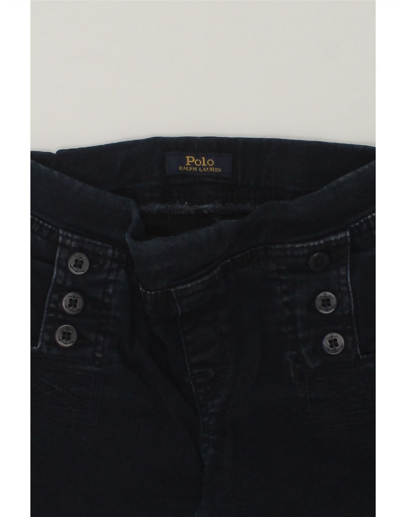 POLO RALPH LAUREN Girls Jegging Jeans 7-8 Years W22 L22  Navy Blue Cotton | Vintage Polo Ralph Lauren | Thrift | Second-Hand Polo Ralph Lauren | Used Clothing | Messina Hembry 