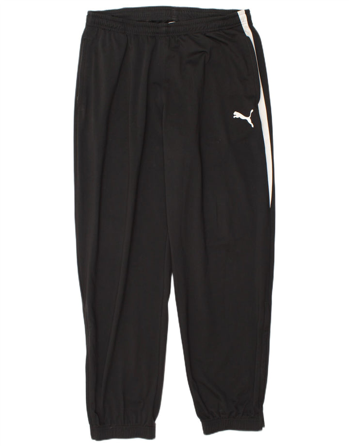 Puma Mens Tracksuit Trousers Joggers Large  Black Polyester