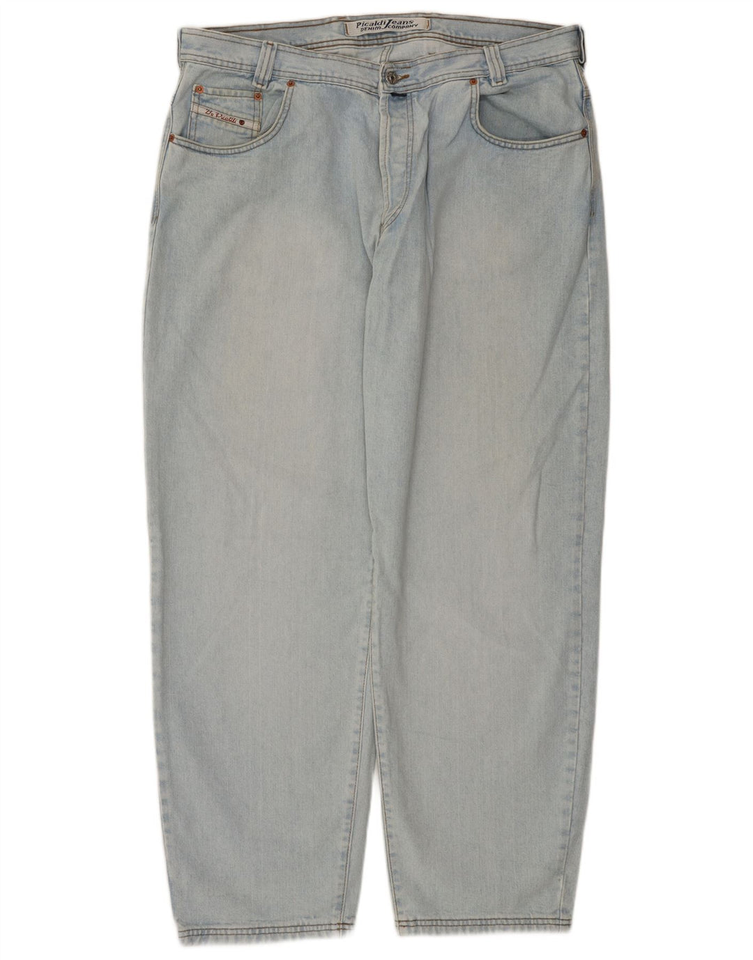 PICALDI Mens Loose Jeans W40 L32 Blue Cotton