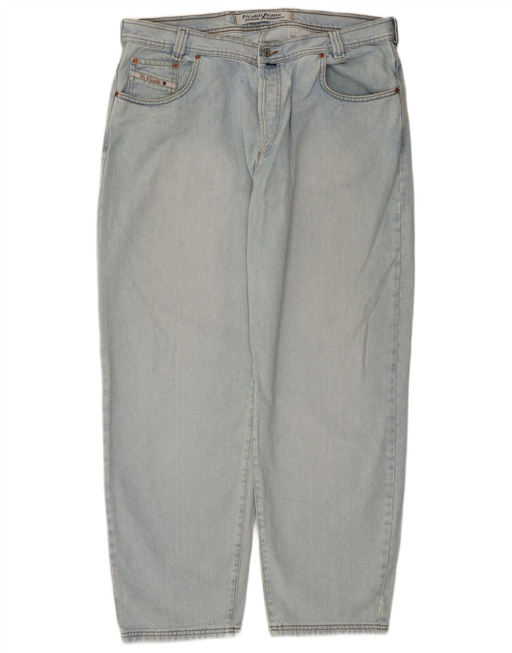 PICALDI Mens Loose Jeans W40 L32 Blue Cotton