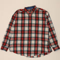 IZOD Mens Shirt 2XL Red Check Cotton Vintage Izod and Second-Hand Izod from Messina Hembry 