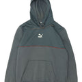 Puma Mens Hoodie Jumper Medium Blue Cotton