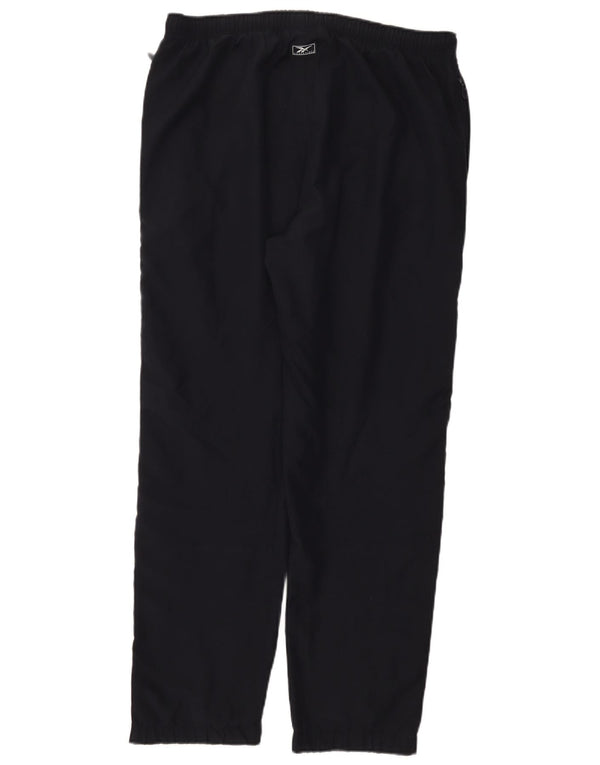 Reebok Mens Tracksuit Trousers Medium  Navy Blue Polyester