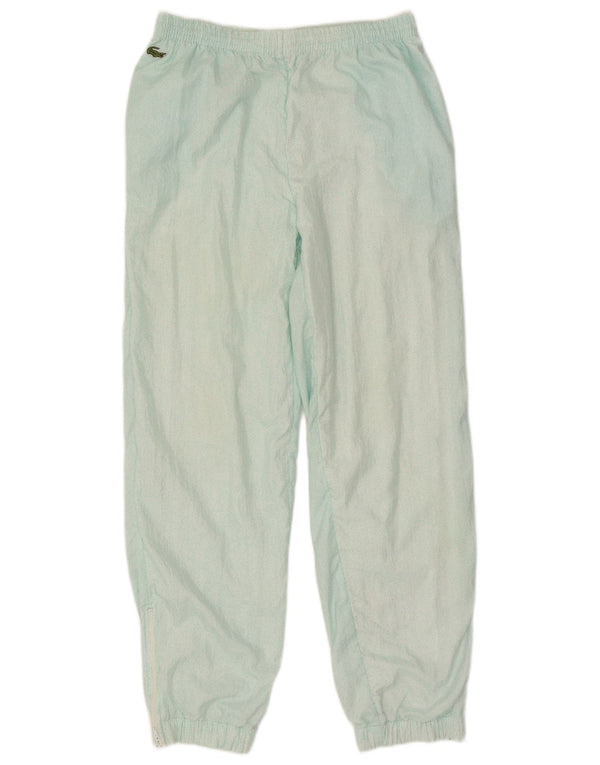 Lacoste Mens Tracksuit Trousers Joggers Size 46 Large Turquoise Polyamide