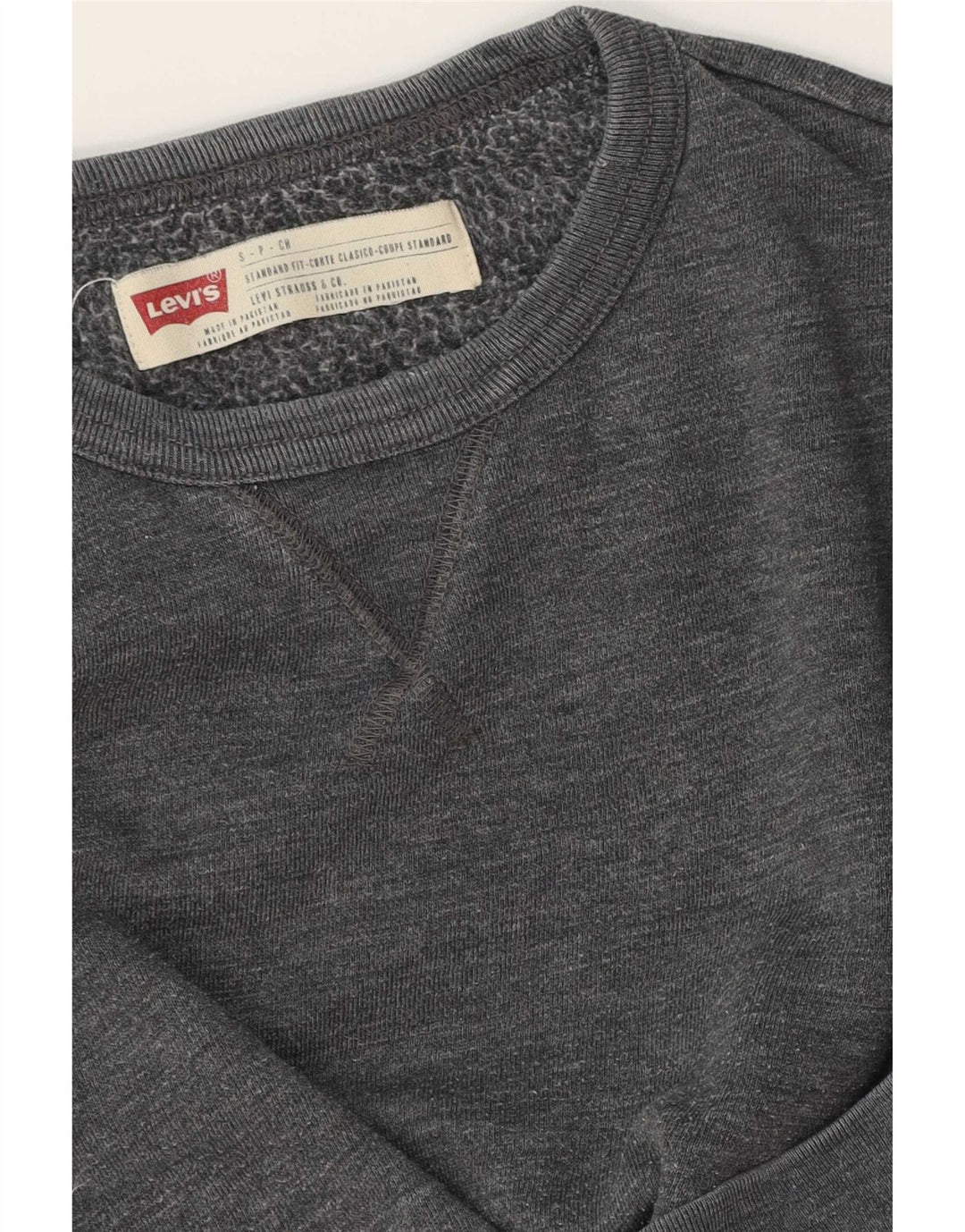 Levi's Mens Sweatshirt Jumper Small Grey