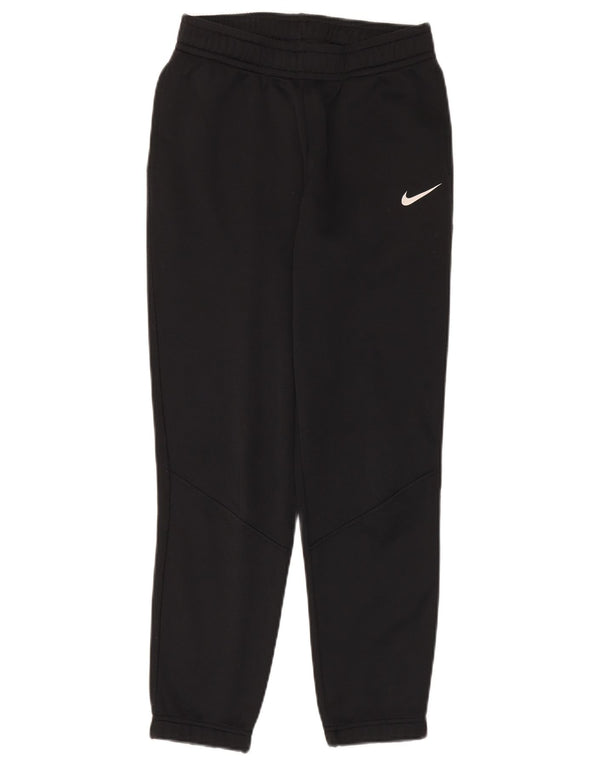 Nike Boys Therma-Fit Tracksuit Trousers Joggers 12-13 Years Large Black