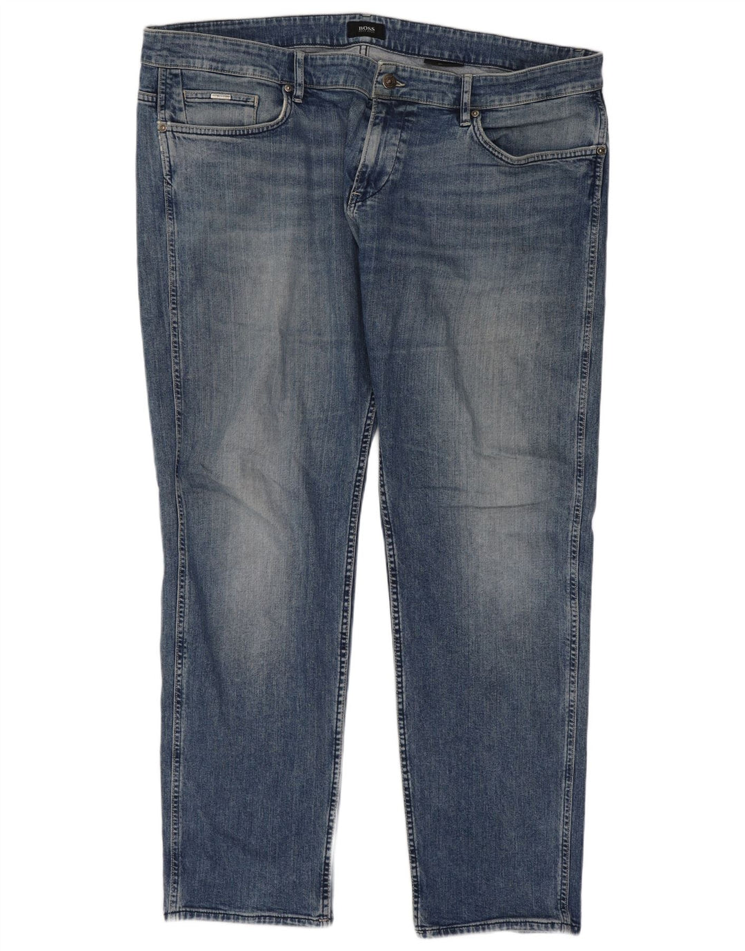 Hugo Boss Mens Slim Jeans W40 L32 Blue Cotton
