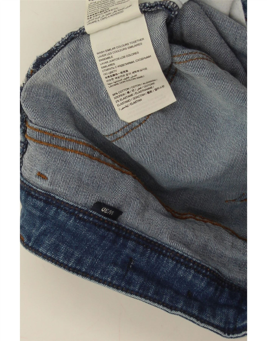 SUPERDRY Womens Denim Shorts W30 Medium Blue Cotton