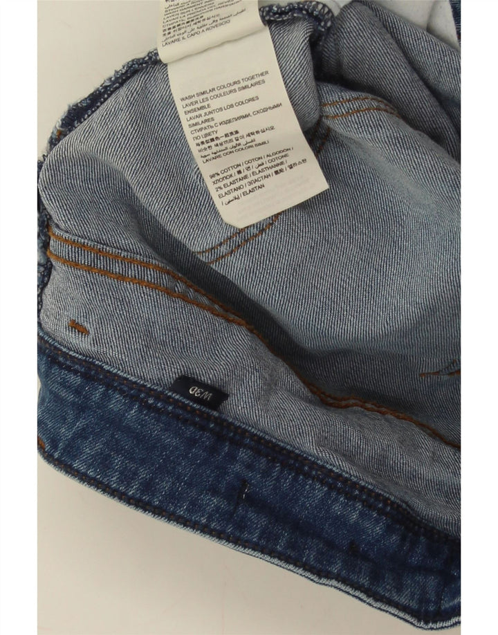 SUPERDRY Womens Denim Shorts W30 Medium Blue Cotton