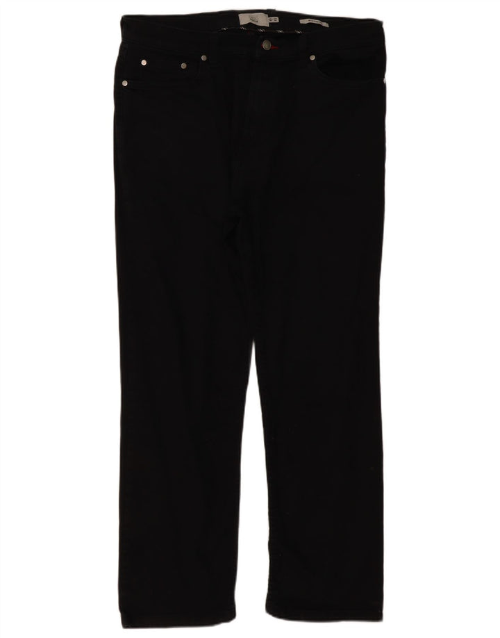 Marks & Spencer Mens Straight Jeans W36 L29 Black Cotton