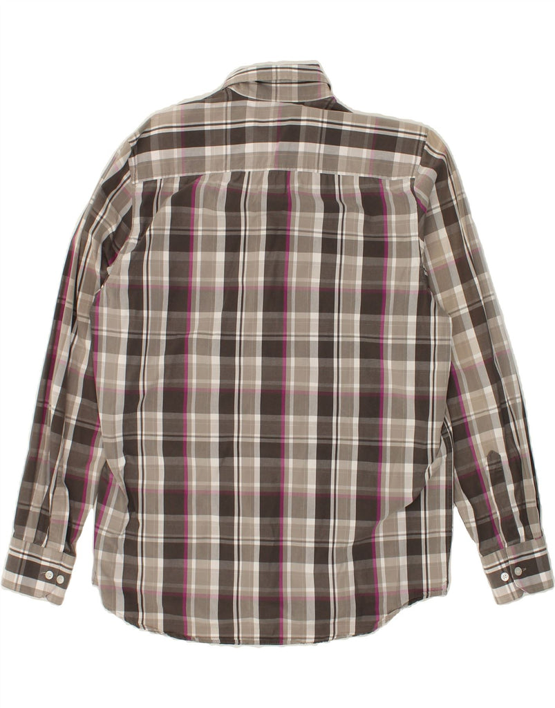 LERROS Mens Shirt Medium Grey Check | Vintage Lerros | Thrift | Second-Hand Lerros | Used Clothing | Messina Hembry 