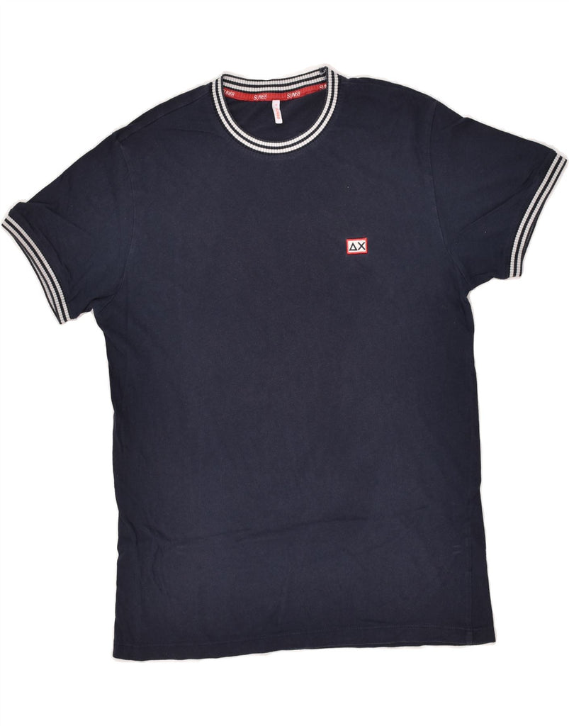 SUN68 Boys T-Shirt Top 15-16 Years Navy Blue Cotton | Vintage Sun68 | Thrift | Second-Hand Sun68 | Used Clothing | Messina Hembry 