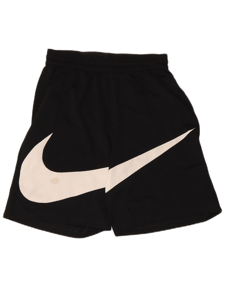 Nike Mens Dri Fit Graphic Sport Shorts Large Black Polyester