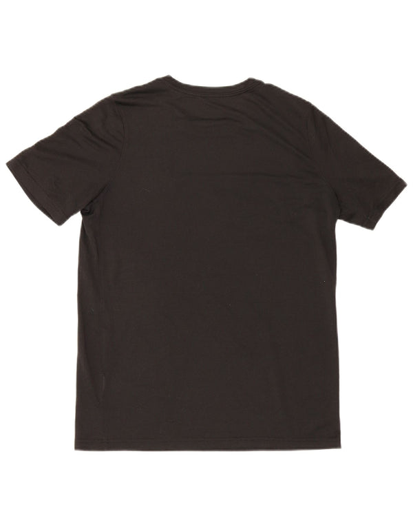 Nike Womens Dri Fit Graphic T-Shirt Top UK 18 XL Black