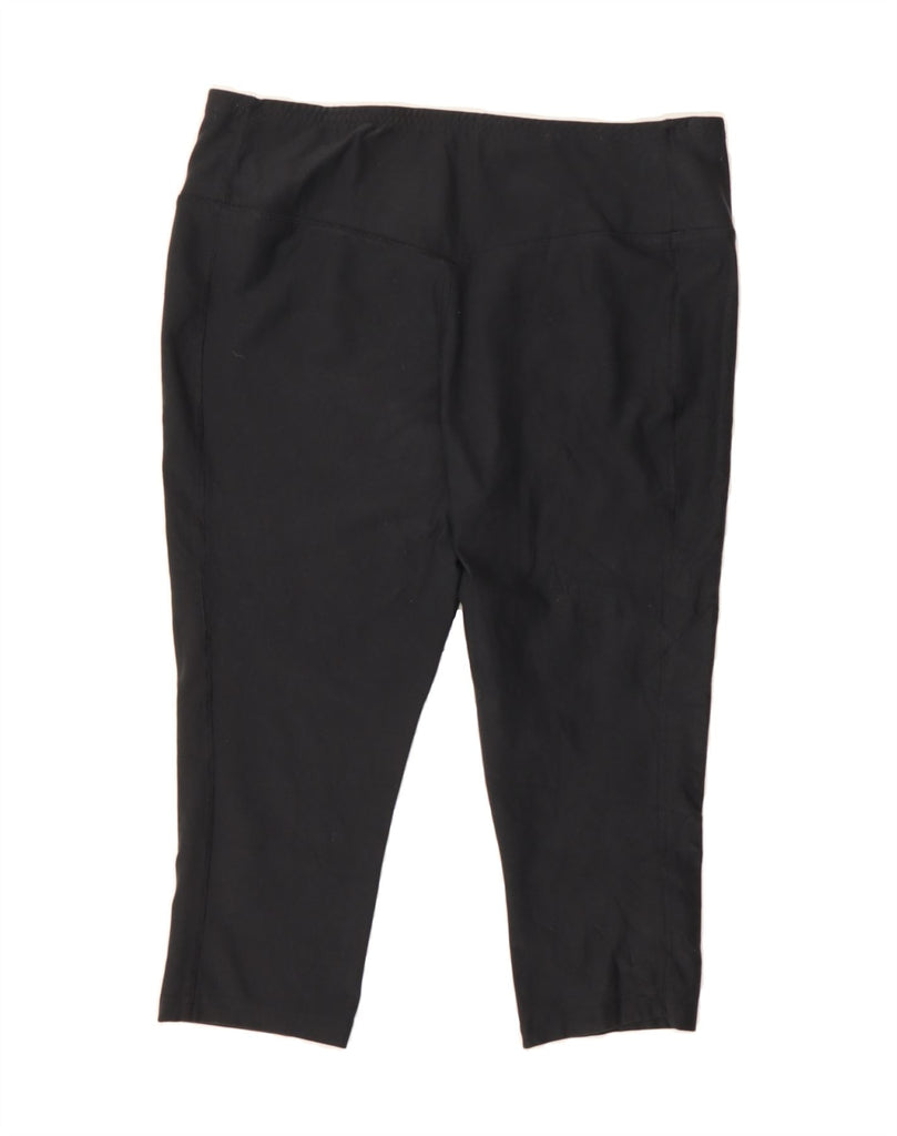 NIKE Womens Dri Fit Capri Leggings UK 18 XL  Black Polyester Vintage Nike and Second-Hand Nike from Messina Hembry 