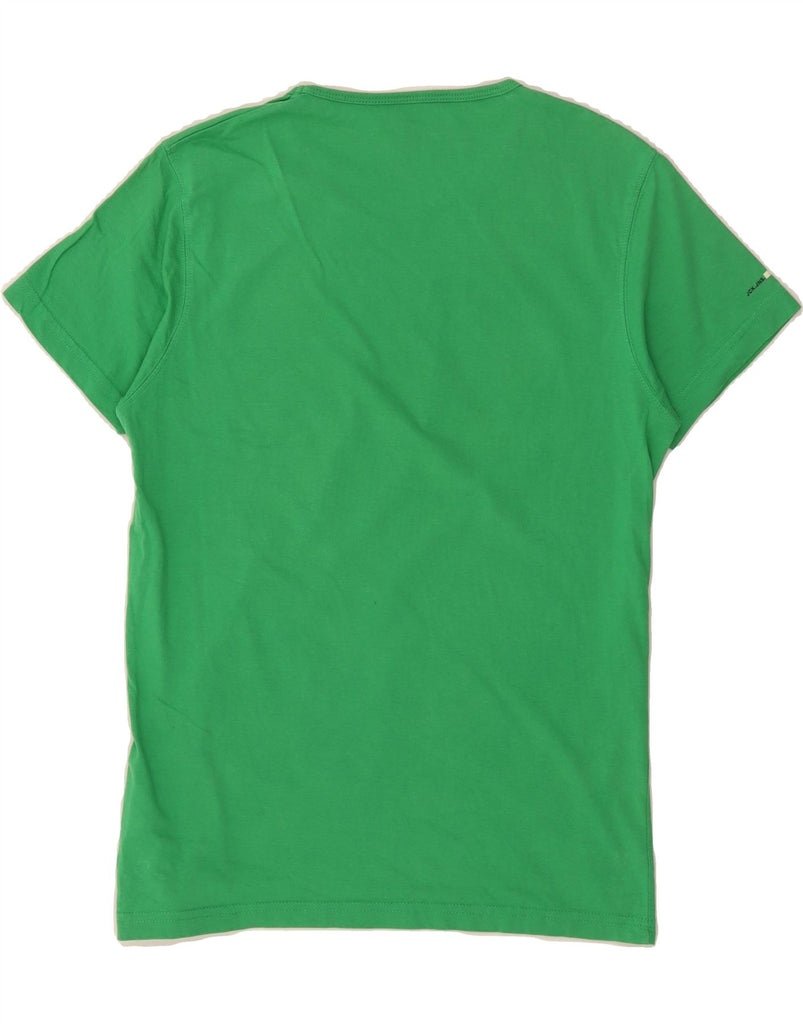 JACK & JONES Mens Graphic T-Shirt Top Medium Green Cotton Vintage Jack & Jones and Second-Hand Jack & Jones from Messina Hembry 