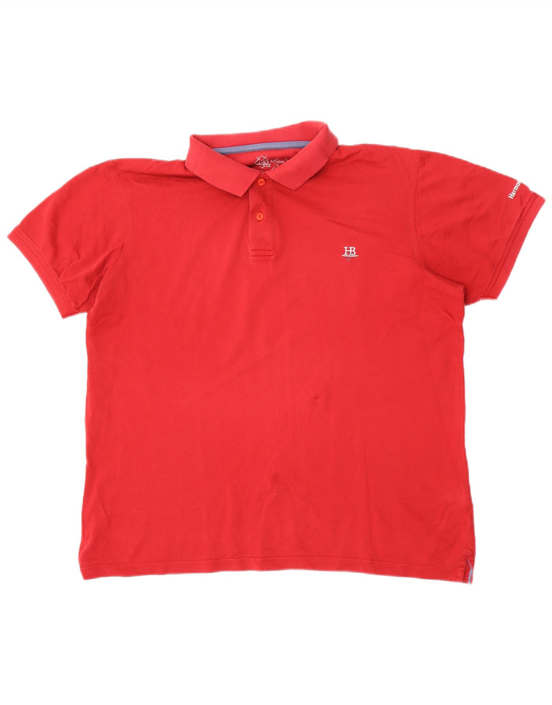 Harmont & Blaine Mens Polo Shirt XL Red Cotton