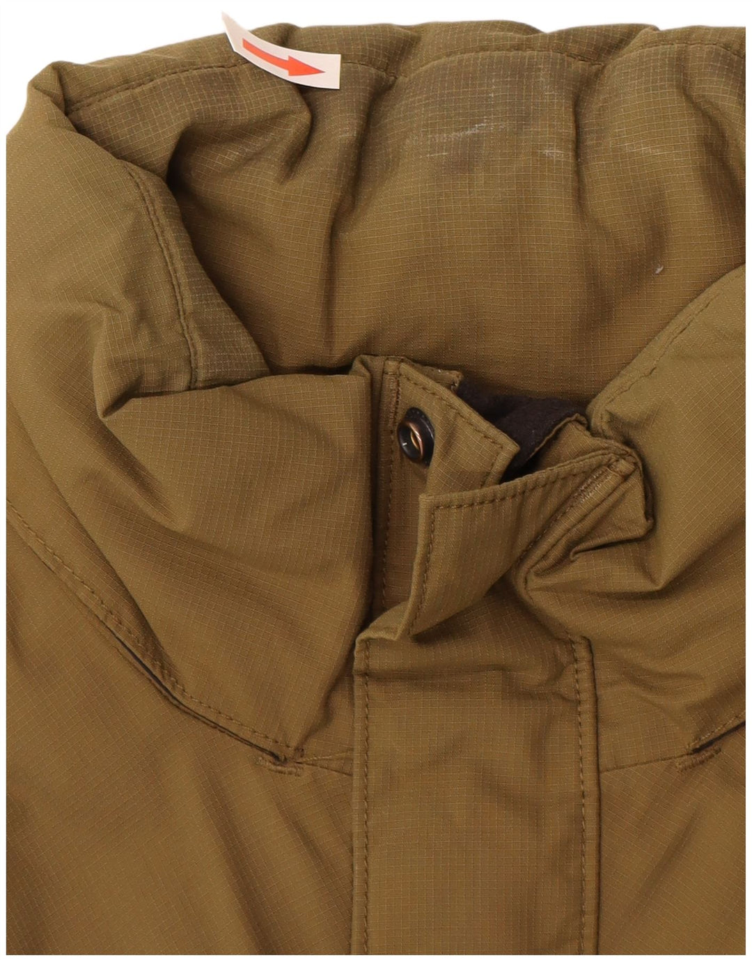 Timberland Mens Rain Jacket UK 40 Large Khaki Nylon