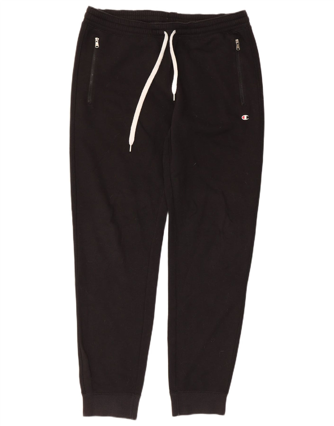 Champion Mens Tracksuit Trousers Joggers Large Black Cotton